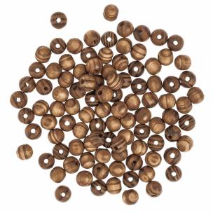 Opakowanie Koraliki drewniane sosnowe 10mm 100szt