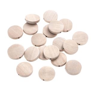 Koraliki monetki drewniane 20mm 20szt. Wydawca: Dalprint. Multiszop.pl Opakowanie Koraliki monetki drewniane 20mm 20szt