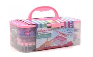 Koraliki w kuferku do robienia bransoletek. Wydawca: Czapska. Multiszop.pl Opakowanie Koraliki w kuferku do robienia bransoletek