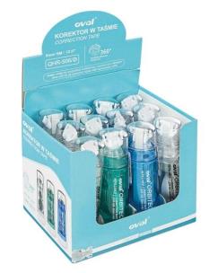 Korektor Oval Orbitec w taśmie 5mmx6m (12szt). Wydawca: Grand. Multiszop.pl Opakowanie Korektor Oval Orbitec w taśmie 5mmx6m (12szt)