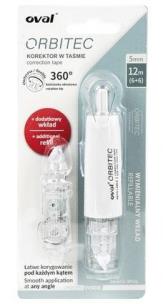 Opakowanie Korektor Oval Orbitec w taśmie 5mmx6m + wkład