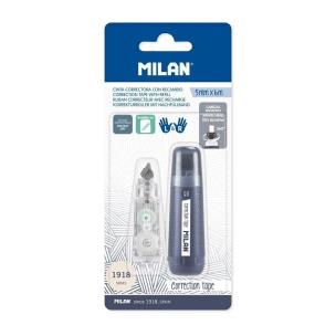 Opakowanie Korektor w taśmie 1918 niebieski + zapas MILAN