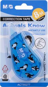 Opakowanie Korektor w taśmie Animal Planet 8mx5mm mix