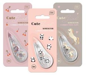 Korektor w taśmie Cute Girl mix. Wydawca: INTERDRUK. Multiszop.pl Opakowanie Korektor w taśmie Cute Girl mix