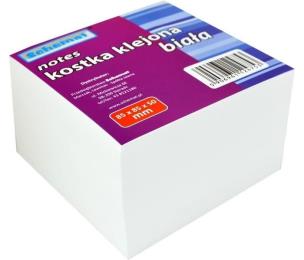 Opakowanie Kostka biała 85x85x50mm klejona