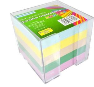 Opakowanie Kostka kolorowa 84x84x70mm w pojemniku nieklejona