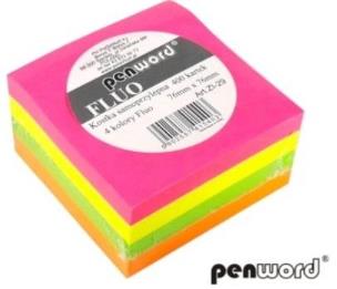 Opakowanie Kostka samoprzylepna fluo 400 kartek