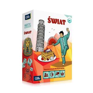 Kostki bystrzaka - Świat. Wydawca: Albi. Multiszop.pl Opakowanie Kostki bystrzaka - Świat