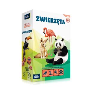 Kostki bystrzaka - Zwierzęta. Wydawca: Albi. Multiszop.pl Opakowanie Kostki bystrzaka - Zwierzęta