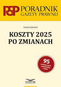 Okładka książki Koszty 2025 po zmianach