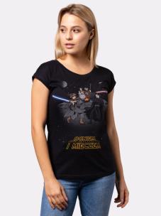 Opakowanie Koszulka damska Ogniem i mieczem czarna M