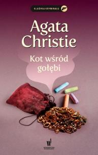 Kot wśród gołębi. Autor: AGATA CHRISTIE. Multiszop.pl Okładka książki Kot wśród gołębi