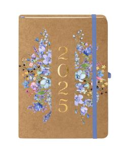 Okładka książki Kraft Blue A5 TNS kalendarz 2025