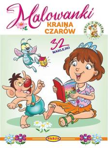 Okładka książki Kraina czarów. Malowanki. Seria z misiem