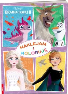 Okładka książki Kraina Lodu 2 Naklejam i koloruję NAK-9112