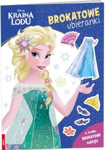 Okładka książki Kraina Lodu Brokatowe ubieranki
