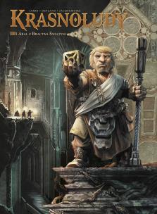 Krasnoludy T.3 Aral z Bractwa Świątyni. Autor: Nicolas Jarry, Paolo Deplano, Maria Mosiewicz. Multiszop.pl Okładka książki Krasnoludy T.3 Aral z Bractwa Świątyni