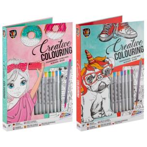 Opakowanie Kreatywne kolorowanie + 8 pisaków mix