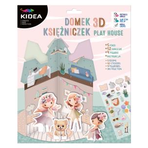 Kreatywny domek 3D dla księżniczek Kidea. Wydawca: Derform. Multiszop.pl Opakowanie Kreatywny domek 3D dla księżniczek Kidea