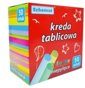 Opakowanie Kreda tablicowa 50szt kolor