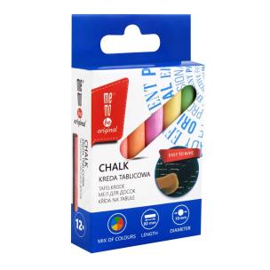 Kreda tablicowa MEMOBE kolorowa 12 szt. Wydawca: MemoBe. Multiszop.pl Opakowanie Kreda tablicowa MEMOBE kolorowa 12 szt