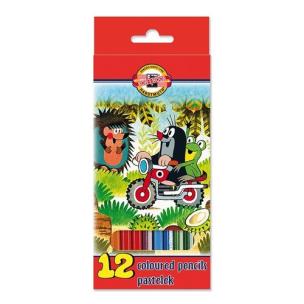 Opakowanie Kredki 12 kolorów Krecik