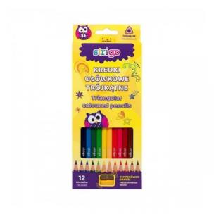 Opakowanie Kredki 12 kolorów STRIGO