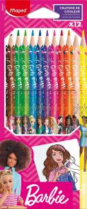 Kredki Barbie 12szt MAPED. Wydawca: Maped. Multiszop.pl Opakowanie Kredki Barbie 12szt MAPED