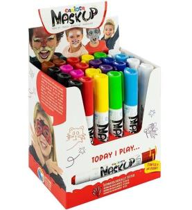 Kredki do twarzy MaskUP dspl (24szt) CARIOCA. Wydawca: Carioca. Multiszop.pl Opakowanie Kredki do twarzy MaskUP dspl (24szt) CARIOCA