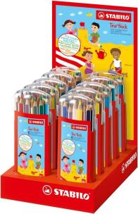 Opakowanie Kredki drewniane Trio grube Zebrui 15kol (10szt)