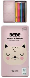 Opakowanie Kredki ołówkowe 12 kolorów BB Girl