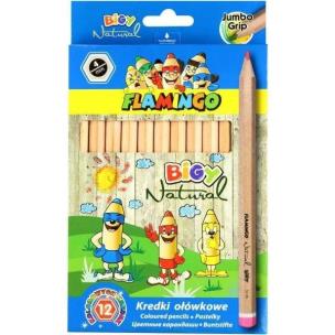 Opakowanie Kredki ołówkowe ''Jumbo Bigy Natural'' 12 kolorów