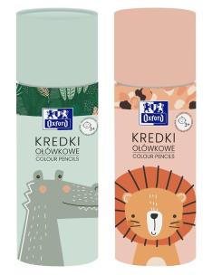 Kredki ołówkowe Kids tuba 24 + 2 kolory. Wydawca: Oxford. Multiszop.pl Opakowanie Kredki ołówkowe Kids tuba 24 + 2 kolory