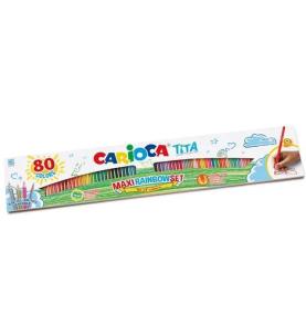Opakowanie Kredki ołówkowe Tita 80 kolorów CARIOCA