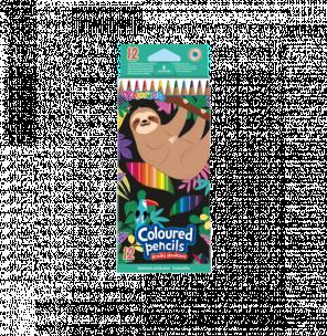 Opakowanie Kredki ołówkowe trójkątne Colorino wildkid 12 kolorów