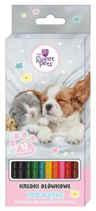 Kredki ołówkowe trójkątne The Sweet Pets 12 kol.. Wydawca: Beniamin. Multiszop.pl Opakowanie Kredki ołówkowe trójkątne The Sweet Pets 12 kol.