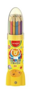 Opakowanie Kredki ołówkowe trójkątne w tubie 24 kolory