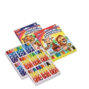 Opakowanie Kredki pastelowe 18 kolorów