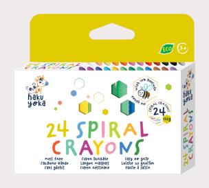 Opakowanie Kredki spiralne - 24 kolorów