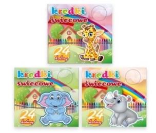 Opakowanie Kredki świecowe 24 kolory