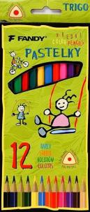 Opakowanie Kredki Trigo 12 kolorów