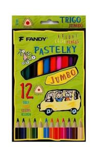 Opakowanie Kredki Trigo Jumbo 12 kolorów