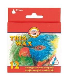 Opakowanie Kredki Trio Wax Jumbo 12 kolorów