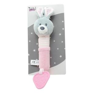 Opakowanie Króliczek różowy z dźwiękiem 17cm