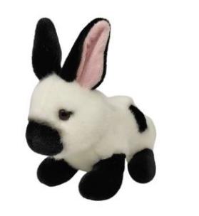 Opakowanie Królik biało-czarny19cm