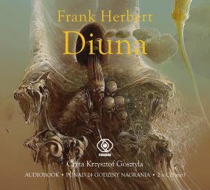 Kroniki Diuny T.1 Diuna audiobook. Autor: Frank Herbert, Marek Marszał, Krzysztof Gosztyła. Multiszop.pl Okładka książki Kroniki Diuny T.1 Diuna audiobook