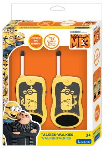 Krótkofalówki walkie talkie Minionki ze sprzączką TW12DES. Wydawca: Lexibook. Multiszop.pl Opakowanie Krótkofalówki walkie talkie Minionki ze sprzączką TW12DES