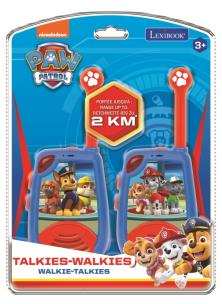 Opakowanie Krótkofalowki Walkie-talkie Psi Patrol z funkcją alfabetu Morse'a TW25PA