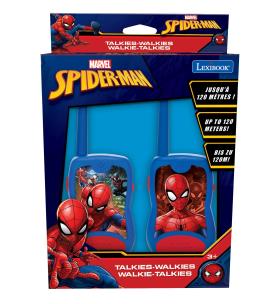 Krótkofalówki walkie talkie Spider-Man ze sprzączką TW12SP. Wydawca: Lexibook. Multiszop.pl Opakowanie Krótkofalówki walkie talkie Spider-Man ze sprzączką TW12SP