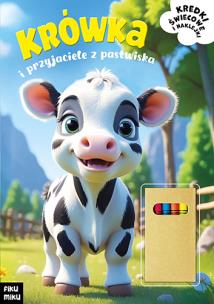 Krówka i przyjaciele z pastwiska. Autor: Opracowanie zbiorowe. Multiszop.pl Okładka książki Krówka i przyjaciele z pastwiska